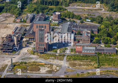 Veduta aerea, torre della testa di martello in ex collirio Ost Heinrich Robert, Herringen, Hamm, Ruhr, Renania settentrionale-Vestfalia, Germania, Bergwerk, Heinrich Foto Stock