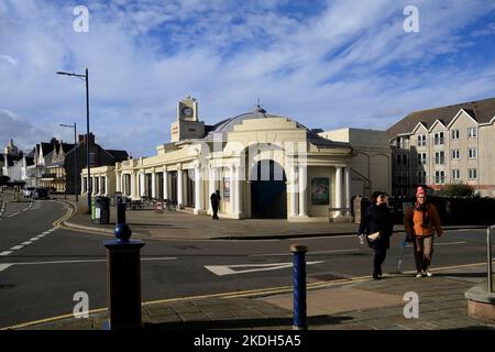 Grand Pavilion. Porthcawl, Galles del Sud. Ottobre 2022. Autunno. Foto Stock