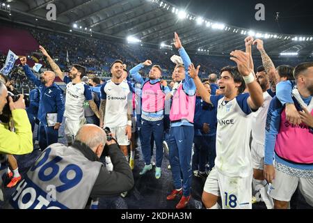 Roma, Italia. 06th Nov 2022. Final Joy (Lazio) durante la Serie Italiana Una partita tra Roma 0-1 Lazio allo Stadio Olimpico del 6 novembre 2022 a Roma. Credit: Maurizio Borsari/AFLO/Alamy Live News Credit: AFLO Co. Ltd./Alamy Live News Foto Stock