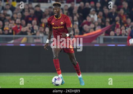 Roma, Italia. 06th Nov 2022. Tammy Abraham di AS Roma durante il calcio Serie A Match, Stadio Olimpico, AS Roma contro Lazio, 06th Nov 2022 Photographer01 Credit: Independent Photo Agency/Alamy Live News Foto Stock