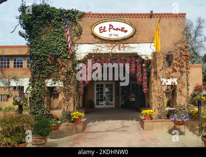 Famoso ristorante El Pinto ad Albuquerque, New Mexico Foto Stock