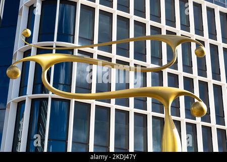 Big Snake - scultura di Phil Price, Constitution Place, Canberra ACT, Australia Foto Stock