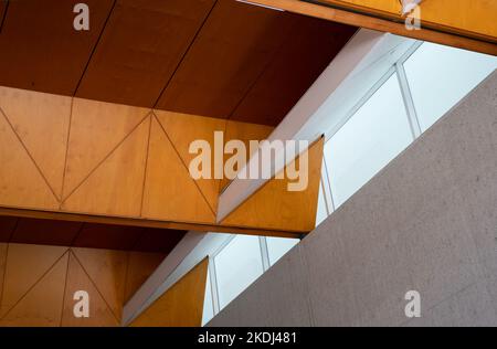 L'ingresso alla National Portrait Gallery, Canberra, ACT, Australia Foto Stock