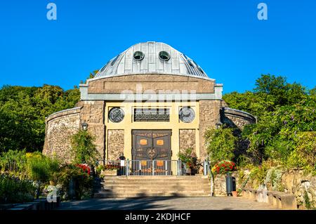 Il Nibelungenhalle, un edificio a cupola a Koenigswinter in Germania Foto Stock