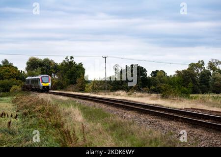 Linea di diramazione East Suffolk da Lowestoft a Ipswich Foto Stock