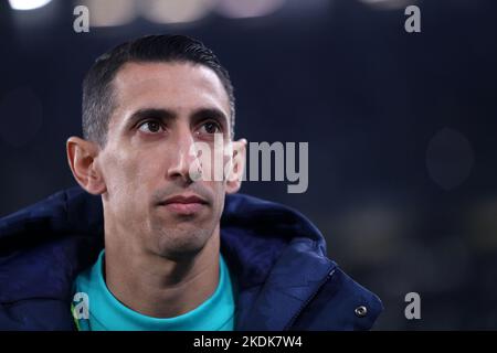 Torino, Italia. 06th Nov 2022. Angel di Maria del Juventus FC guarda durante la Serie A matchbeetbetween Juventus FC e FC Internazionale allo Stadio Allianz il 6 novembre 2022 a Torino. Credit: Marco Canoniero/Alamy Live News Foto Stock