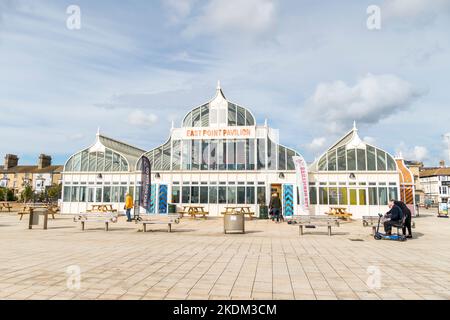 East Point Pavilion fronte mare Lowestoft suffolk 2022 Foto Stock