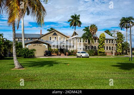 Everglades Rod and Gun Club, Broadway Avenue West, Everglades City, Florida Foto Stock