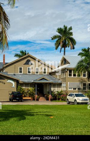 Everglades Rod and Gun Club, Broadway Avenue West, Everglades City, Florida Foto Stock