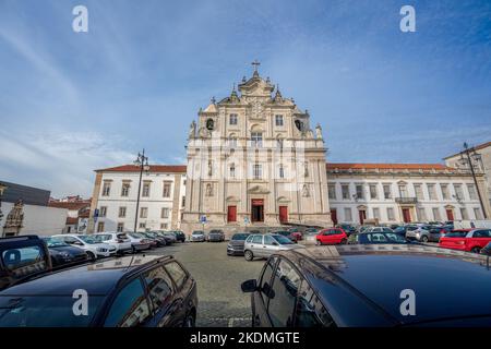 Nuova Cattedrale di Coimbra (se Nova) - Coimbra, Portogallo Foto Stock