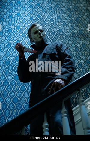HALLOWEEN FINISCE (2022) JAMES JUDE COURTNEY DAVID GORDON VERDE (DIR) UNIVERSAL PICTURES/COLLEZIONE MOVIESTORE Foto Stock