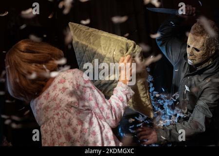 HALLOWEEN FINISCE (2022) JAMES JUDE COURTNEY DAVID GORDON VERDE (DIR) UNIVERSAL PICTURES/COLLEZIONE MOVIESTORE Foto Stock