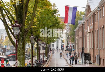 Una foto del museo Hermitage Amsterdam in autunno. Foto Stock