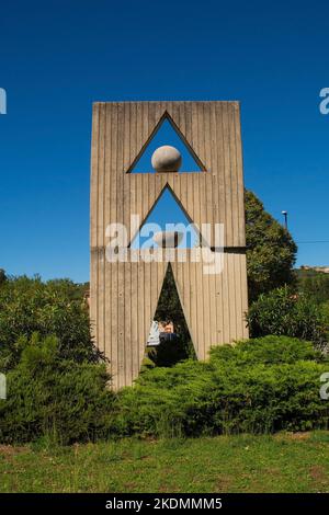 Spodnje Skofije, Slovenia - Settembre 19th 2022. Un memoriale della seconda guerra mondiale a Spodnje Skofije, Primorska, Slovenia sudoccidentale Foto Stock