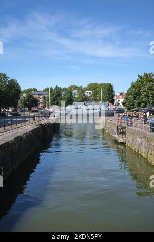 Mud Dock Harbour Bristol Inghilterra Regno Unito Foto Stock