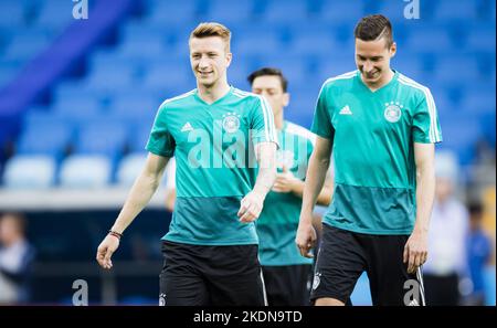 Sochi, 22.06.2018 Marco Reus (Deutschland), Julian Draxler (Deutschland) formazione DFB Nationalmannschaft Fisht Stadion - Olympiastadion Copyright (nur Foto Stock