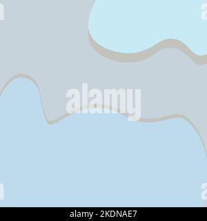 Sfondo texture con macchie astratte in colori blu inverno trendy in stile carta con copyspace. Adatto per striscioni, Web, etichette, sfondi, poster, cartolina, pubblicazione o etichetta del prezzo. EPS vettoriale. Illustrazione Vettoriale