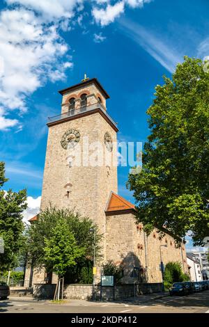 Chiesa di Lutero a Bruchsal - Baden-Wuerttemberg, Germania Foto Stock