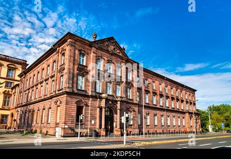 Palazzo barocco a Mannheim - Baden-Wuerttemberg Stato della Germania Foto Stock