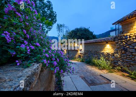 Qingyuan città anglosassone li Xi paesaggio residenziale città Foto Stock