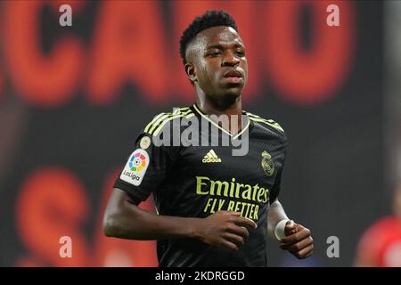 Vinicius Jr di Real Madridduring la Liga match tra Rayo Vallecano e Real Madrid disputata al Vallecas Stadium il 7 novembre 2022 a Madrid, Spagna. (Foto di Bagu Blanco / PRESSIN) Foto Stock