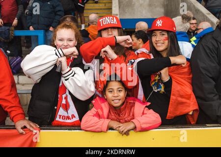 Tonga contro Samoa Rugby League Coppa del mondo 2021 Foto Stock