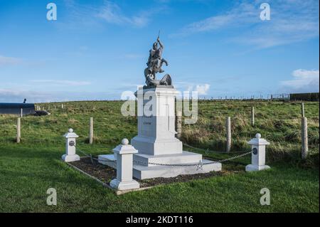 L'immagine è della Cappella Italiana vicino a Kirkwall nelle Orcadi. La Cappella fu costruita dai prigionieri di guerra italiani durante la seconda guerra mondiale. Foto Stock