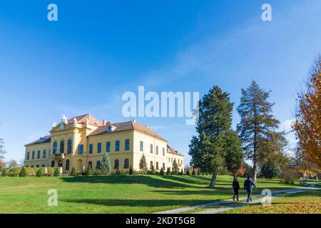 Eckartsau: Schloss Eckartsau Castello a Donau, Niederösterreich, bassa Austria, Austria Foto Stock