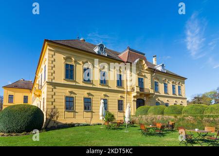Eckartsau: Schloss Eckartsau Castello a Donau, Niederösterreich, bassa Austria, Austria Foto Stock