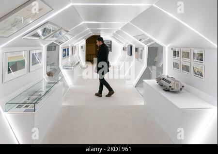 2001: Installazione di Space Odyssey (1968). Mostra Stanley Kubrick Foto Stock