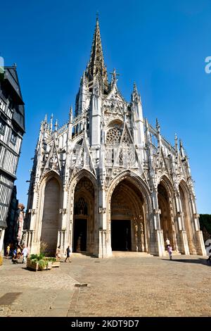 Rouen Normandia Francia. Chiesa di San Maclou Foto Stock