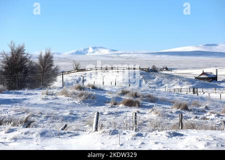 Bell'inverno a Minus Ten Foto Stock