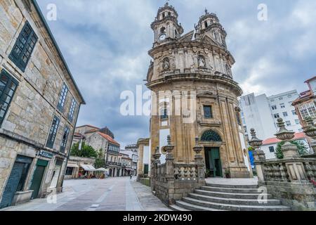 Pontevedra, Spagna, 9 ottobre 2022. Chiesa di la Peregrina a Pontevedra, Galizia, Spagna Foto Stock