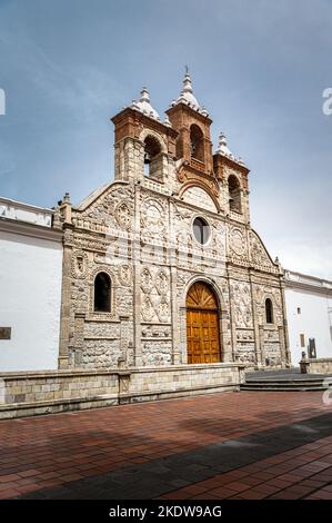 La Cattedrale di San Pietro o semplicemente Riobamba è la chiesa cattedrale della diocesi di Riobamba, in Ecuador. Foto Stock