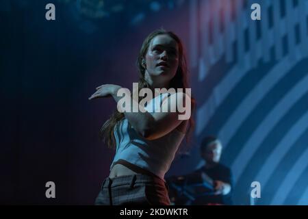 Edimburgo, Scozia 8th novembre 2022. Sigrid suona in una sala Usher a Edimburgo sulla gamba britannica del suo tour How To Let Go. Foto Stock