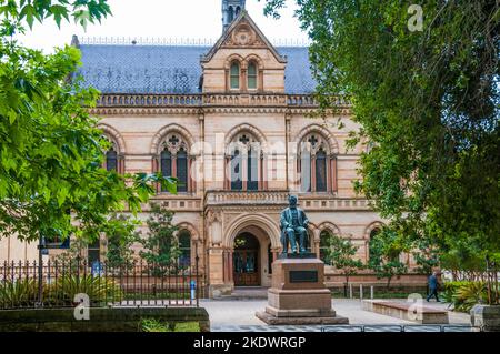 Campus principale dell'Università di Adelaide (1874), North Terrace, Adelaide, South Australia Foto Stock