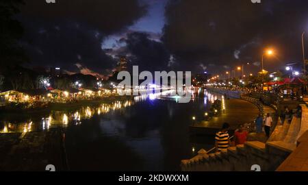 I mercati galleggianti di Pettah, Colombo, Sri Lanka Foto Stock