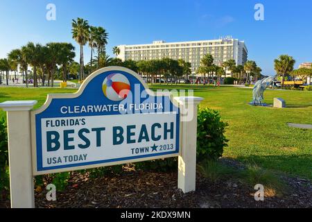 La migliore spiaggia della Florida, Clearwater, Florida Foto Stock