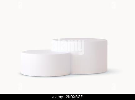 3D Podium realistico. Illustrazione Vettoriale
