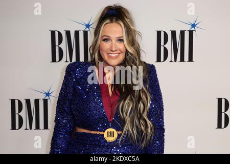 Nashville, Stati Uniti. 08th Nov 2022. Priscilla Block arriverà al 67th° BMI Country Awards che si terrà presso il BMI Building il 8 novembre 2022 a Nashville, Tennessee. © Curtis Hilbun/AFF-USA.COM Credit: AFF/Alamy Live News Foto Stock