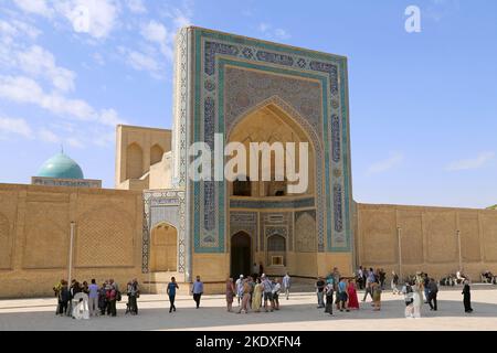 Kalyon (Grande) Moschea, poi Kalyon Square, Centro storico, Bukhara, Provincia di Bukhara, Uzbekistan, Asia centrale Foto Stock