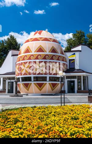 Kolomyia, regione di Ivano-Frankivsk, Ucraina - 3 agosto 2022: Museo 'Pysanka' a Kolomyia, regione di Ivano-Frankivsk, Ucraina Foto Stock