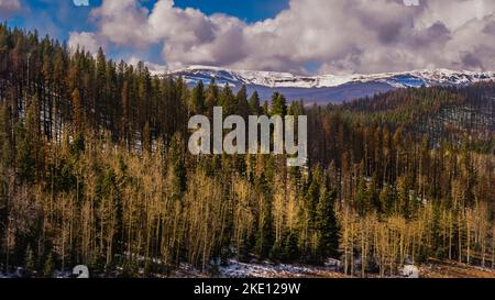 Il cerchio incantato del nord del New Mexico Taos New Mexico Foto Stock