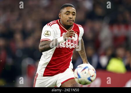 AMSTERDAM - Steven Bergwijn di Ajax durante la partita olandese di Eredivie tra AFC Ajax e Vitesse alla Johan Cruijff Arena il 9 novembre 2022 ad Amsterdam, Paesi Bassi. ANP MAURICE VAN STEEN Foto Stock