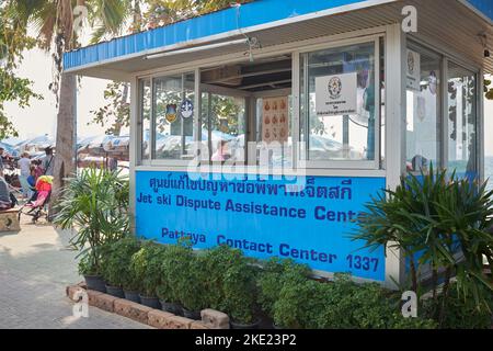 Jetski Centro di Assistenza alle controversie Pattaya Thailandia Foto Stock