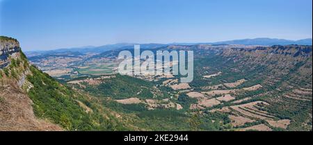 Canyon Delika nel Parco Naturale del Monte Santiago, situato tra le province di Alava, Burgos e Bizkaia (Spagna) Foto Stock