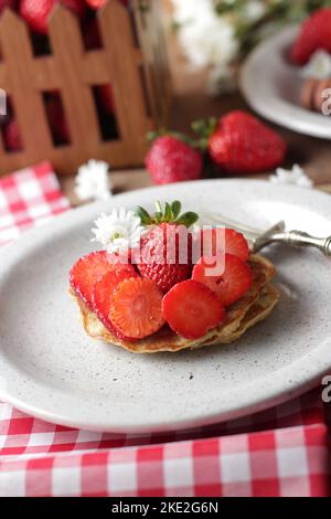 fragole ben selezionate Foto Stock