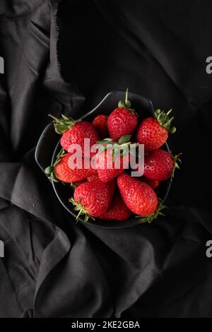 fragole ben selezionate Foto Stock