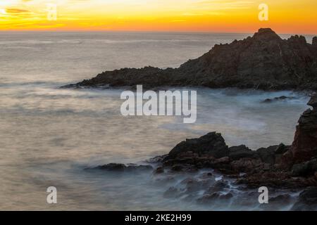 Sleepy Cove Headlands and surf, Crow Head, Terranova e Labrador NL, Canada Foto Stock