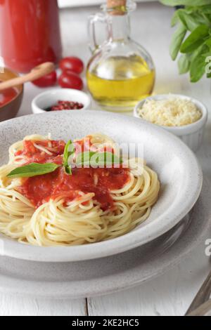 pasta di spaghetti speciale Foto Stock